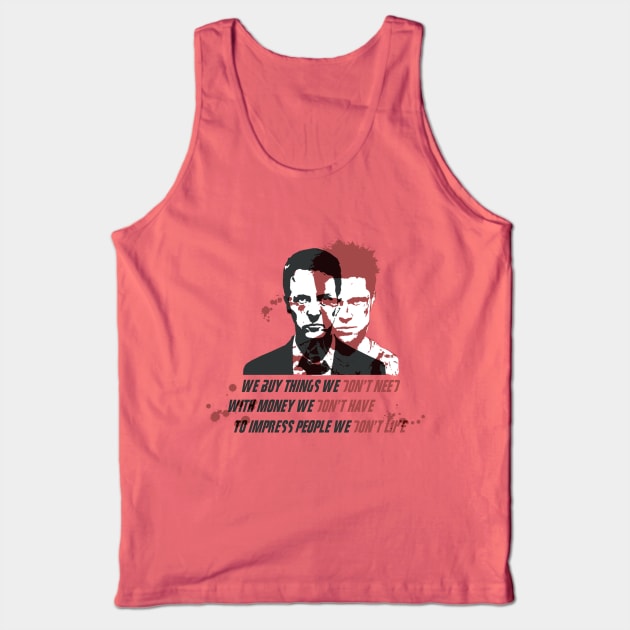 Fight Club Tank Top by TeeAgromenaguer